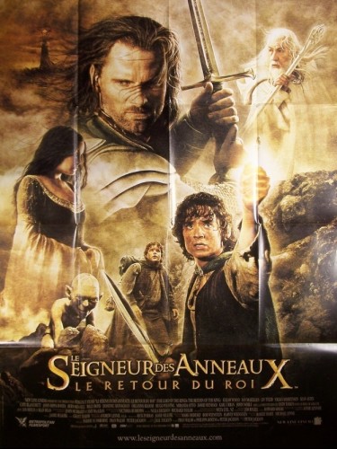 Affiche du film LE SEIGNEUR DES ANNEAUX : LE RETOUR DU ROI 3 - LORD OF THE RINGS (THE) : THE RETURN OF THE KING 3