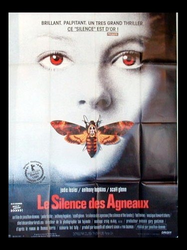 Affiche du film LE SILENCE DES AGNEAUX - THE SILENCE OF THE LAMBS