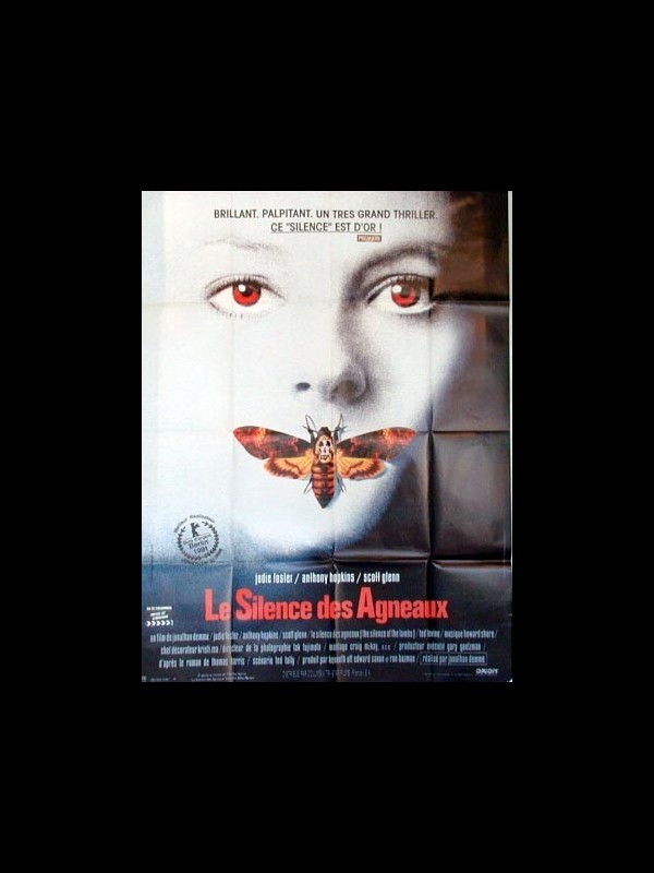 Affiche du film LE SILENCE DES AGNEAUX - THE SILENCE OF THE LAMBS