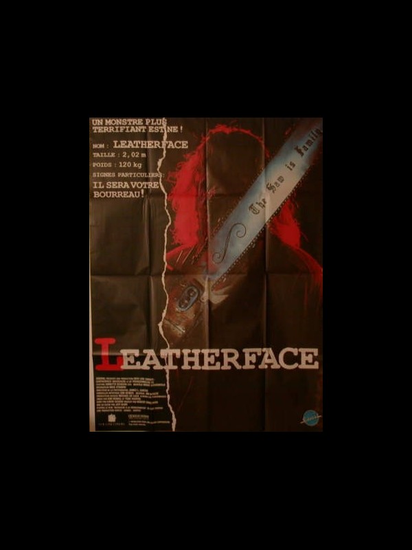 Affiche du film LEATHERFACE (MASSACRE A LA TRONÇONNEUSE 3) - TEXAS CHAINSAW MASSACRE III