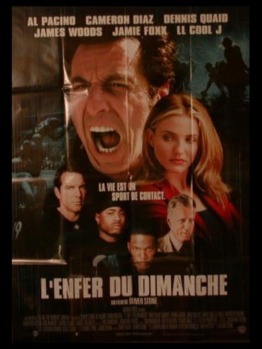 Affiche du film L'ENFER DU DIMANCHE - ANY GIVEN SUNDAY