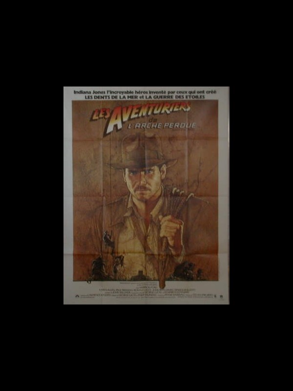 Affiche du film LES AVENTURIERS DE L'ARCHE PERDUE - INDIANA JONES - - RAIDERS OF THE LOST ARK