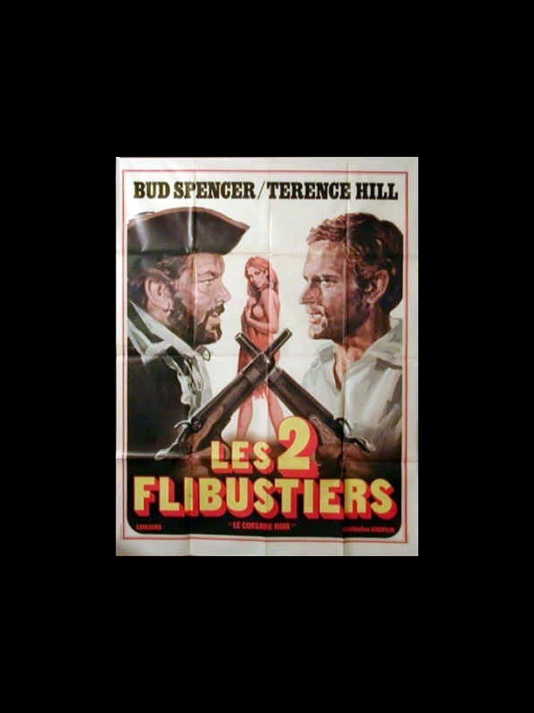 Affiche du film LES DEUX FLIBUSTIERS - Titre original : IL CORSARO NERO