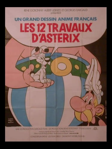 Affiche du film LES DOUZES TRAVAUX D'ASTERIX