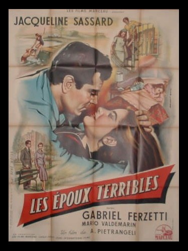 Affiche du film LES EPOUX TERRIBLES - NATA DI MARZO