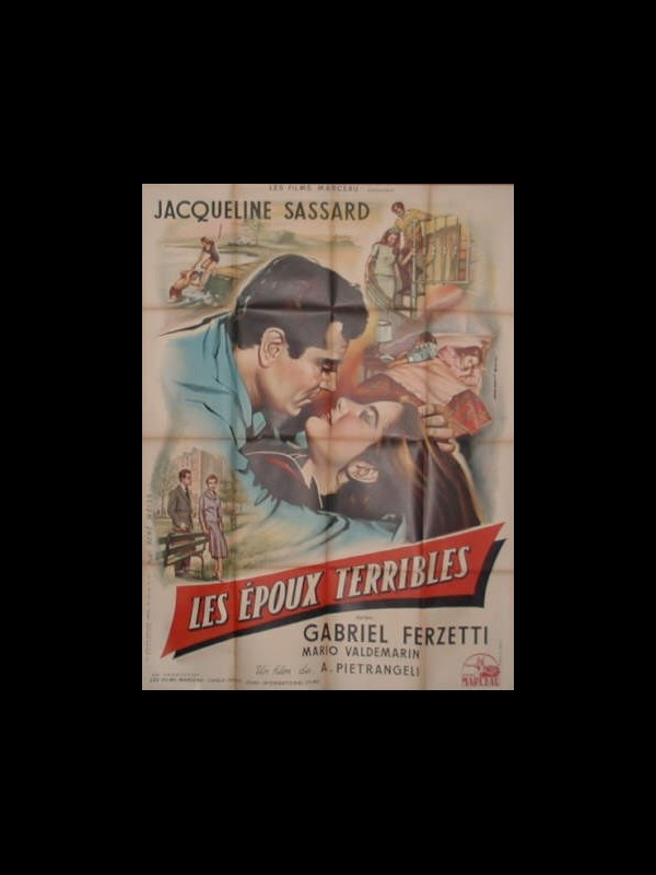 Affiche du film LES EPOUX TERRIBLES - NATA DI MARZO