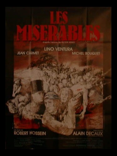 Affiche du film LES MISERABLES