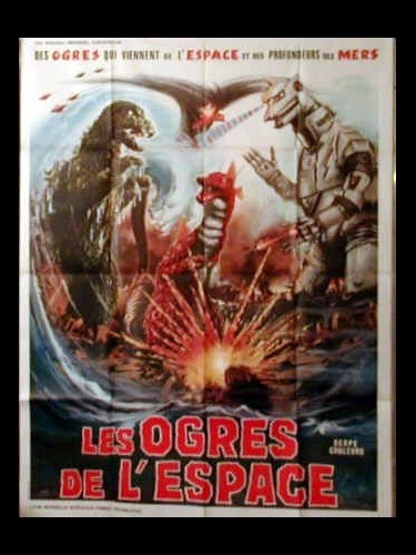 Affiche du film LES OGRES DE L'ESPACE - Titre original : MEKAGOJIRA NO GYAKUSHU