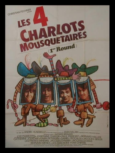 LES QUATRES CHARLOTS MOUSQUETAIRES