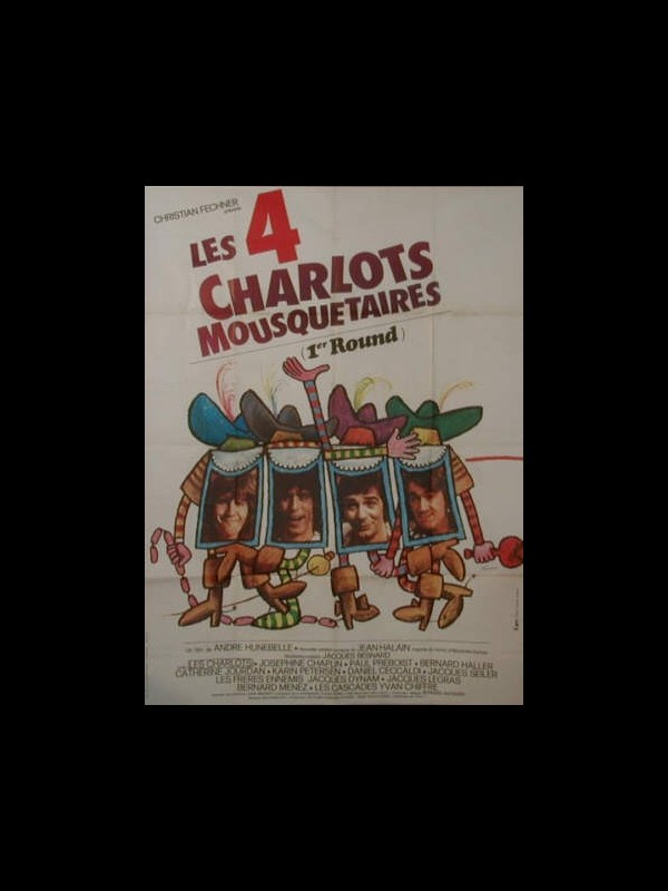 Affiche du film LES QUATRES CHARLOTS MOUSQUETAIRES