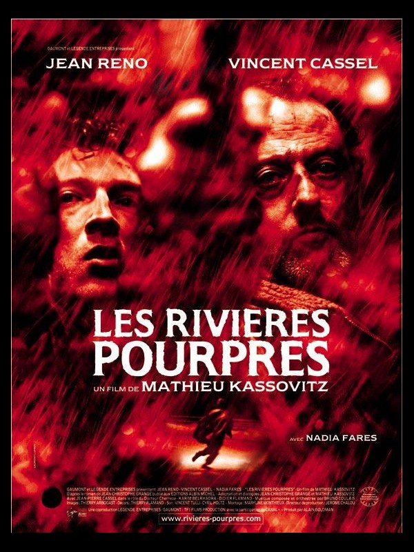 Affiche du film LES RIVIERES POURPRES