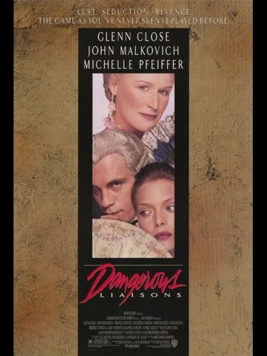 Affiche du film LIAISONS DANGEREUSES (LES) - DANGEROUS LIAISONS