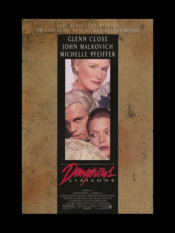 Affiche du film LIAISONS DANGEREUSES (LES) - DANGEROUS LIAISONS