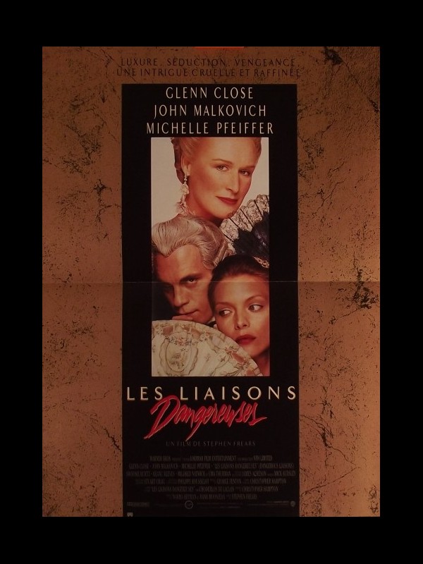 Affiche du film LIAISONS DANGEREUSES (LES) - DANGEROUS LIAISONS