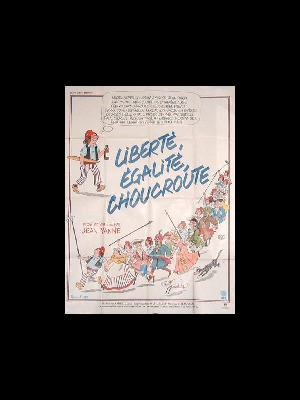 Affiche du film LIBERTE EGALITE CHOUCROUTE