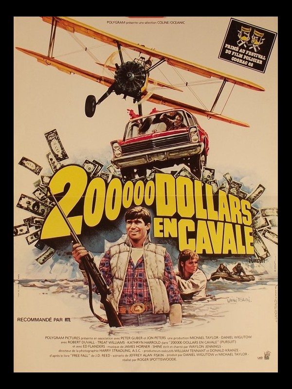 Affiche du film 200 000 DOLLARS EN CAVALE - THE PURSUIT OF D.B. COOPER