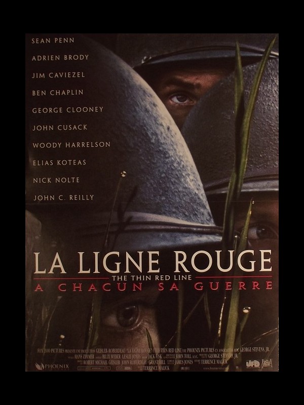 Affiche du film LIGNE ROUGE (LA) - THE THIN RED LINE