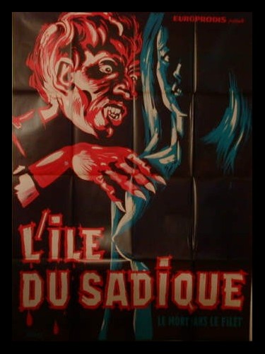 Affiche du film L'ILE DU SADIQUE - Titre original : EIN TOTER HING IM NETZ