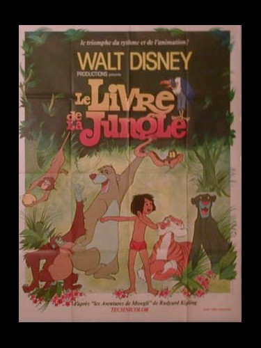 Affiche du film LIVRE DE LA JUNGLE (LE) - THE JUNGLE BOOK