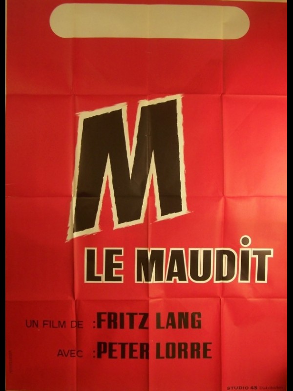 Affiche du film M LE MAUDIT