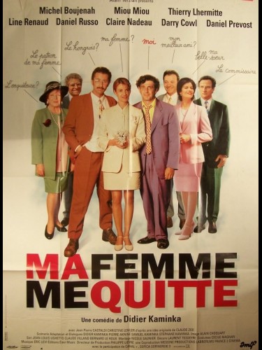 Affiche du film MA FEMME ME QUITTE