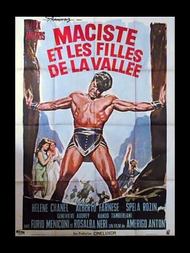 Affiche du film MACISTE ET LES FILLES DE LA VALLEE - VALLE DELL'ECO TONANTE