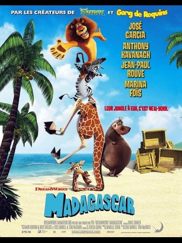 Affiche du film MADAGASCAR 1 - MADAGASCAR 1