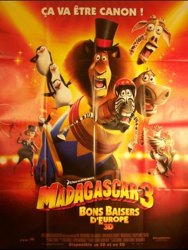 Affiche du film MADAGASCAR 3