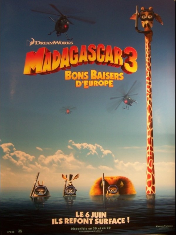 Affiche du film MADAGASCAR 3