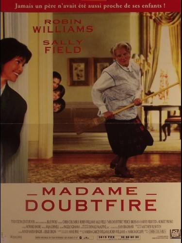 Affiche du film MADAME DOUBTFIRE