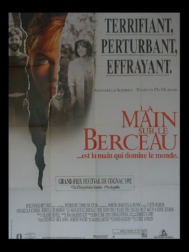 Affiche du film MAIN SUR LE BERCEAU (LA) - THE HAND THAT ROCKS THE CRADLE