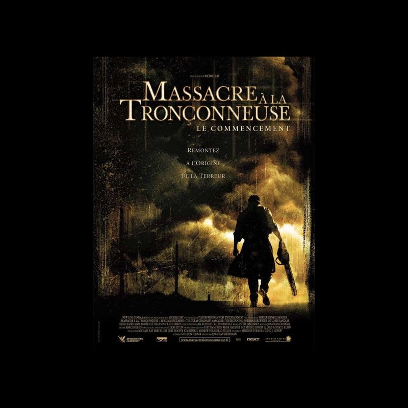 Massacre A La Tronconeuse Le Commencement Affiche du film MASSACRE A LA TRONCONNEUSE (LE COMMENCEMENT) - THE