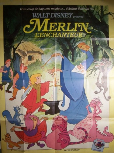 Affiche du film MERLIN L'ENCHANTEUR - THE SWORD IN THE STONE