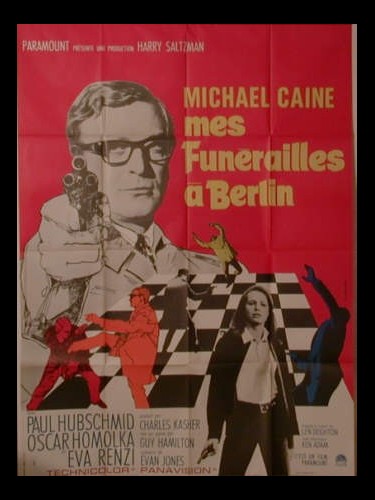 Affiche du film MES FUNERAILLES A BERLIN - FUNERAL IN BERLIN