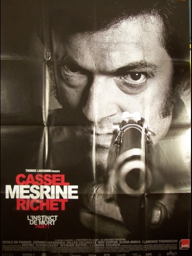 Affiche du film MESRINE L'INSTINCT DE MORT