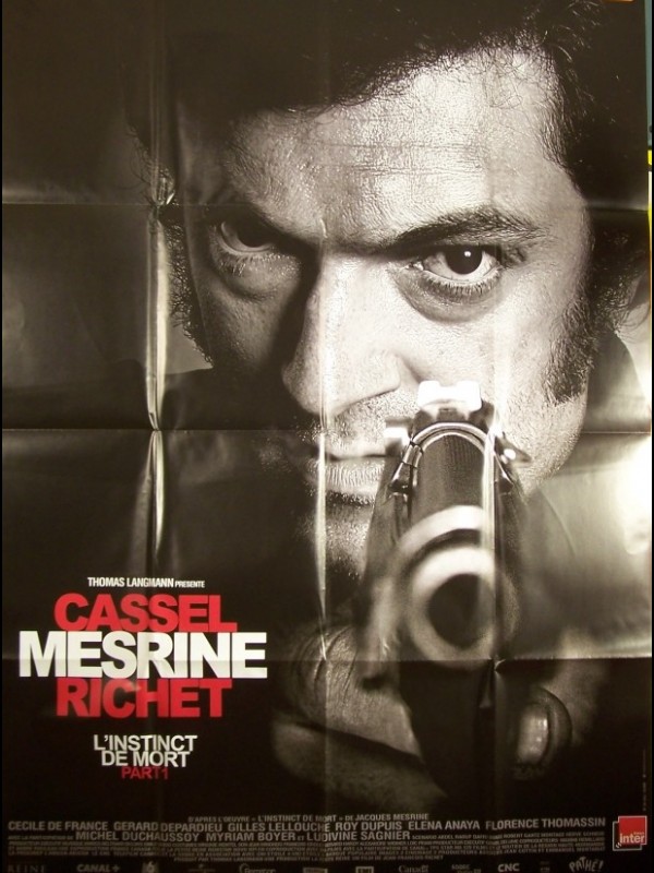 Affiche du film MESRINE L'INSTINCT DE MORT