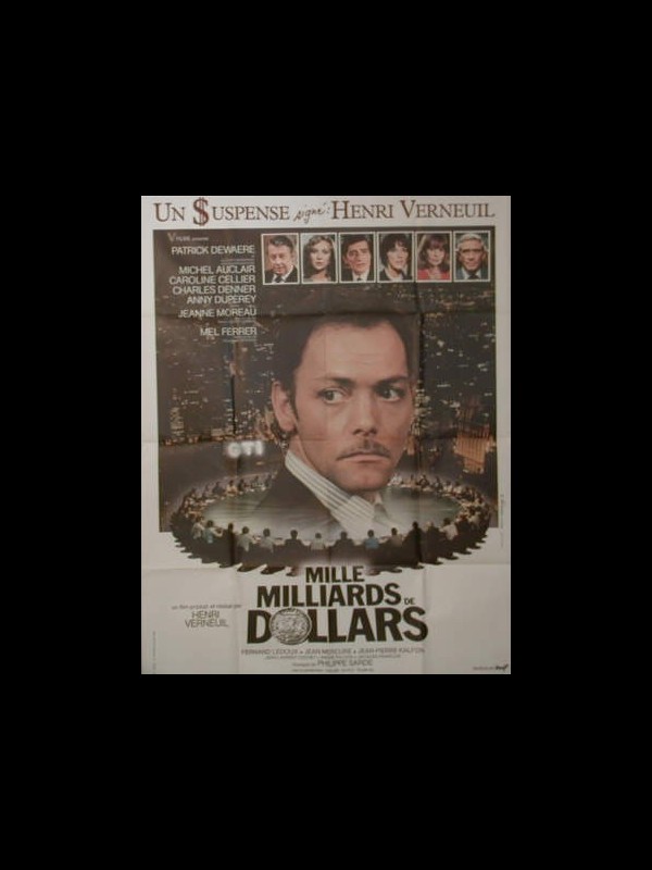 Affiche du film MILLE MILLIARDS DE DOLLARDS