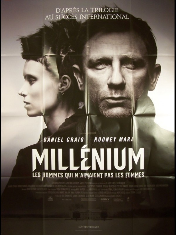 Affiche du film MILLENIUM LES HOMMES QUI N'AIMAIENT PAS LES FEMMES - THE GIRL WITH THE DRAGON TATTOO