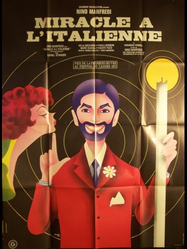 Affiche du film MIRACLE A L'ITALIENNE - Titre original : PER GRAZIA RICEVUTA