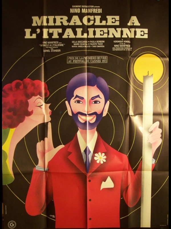 Affiche du film MIRACLE A L'ITALIENNE - Titre original : PER GRAZIA RICEVUTA