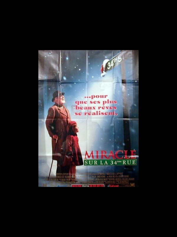Affiche du film MIRACLE SUR LA 34EME RUE