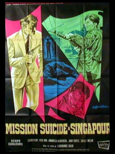 Affiche du film MISSION SUICIDE A SINGAPOUR - Titre original : GOLDSNAKE 'ANONIMA KILLERS