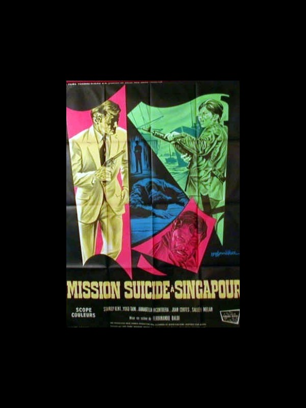 Affiche du film MISSION SUICIDE A SINGAPOUR - Titre original : GOLDSNAKE 'ANONIMA KILLERS