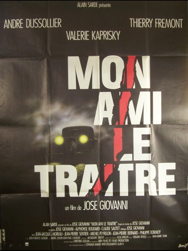 Affiche du film MON AMI LE TRAITRE