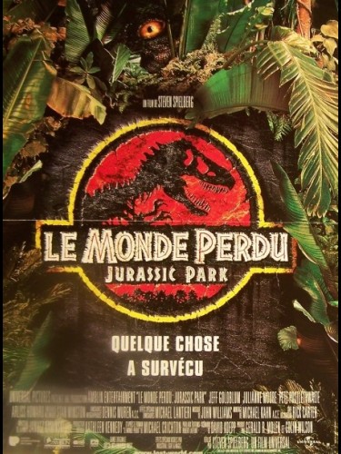 Affiche du film MONDE PERDU (LE) - JURASSIC PARK - THE LOST WORLD