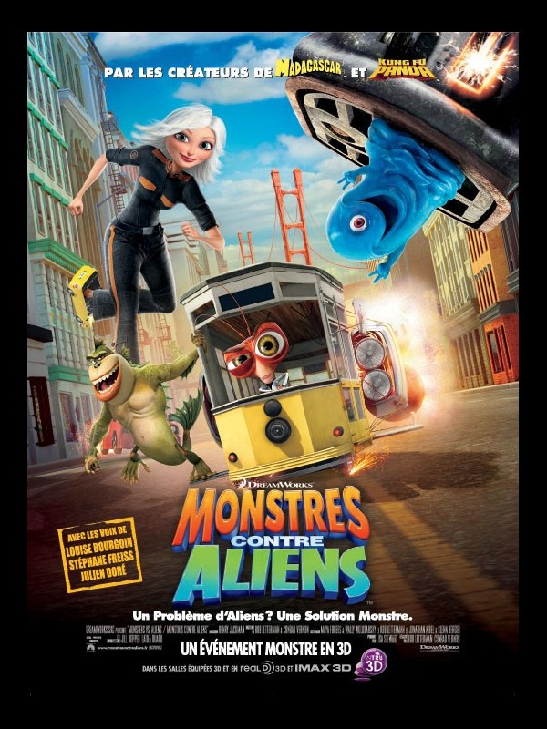 Affiche du film MONSTRES CONTRE ALIENS - MONSTERS VS ALIENS