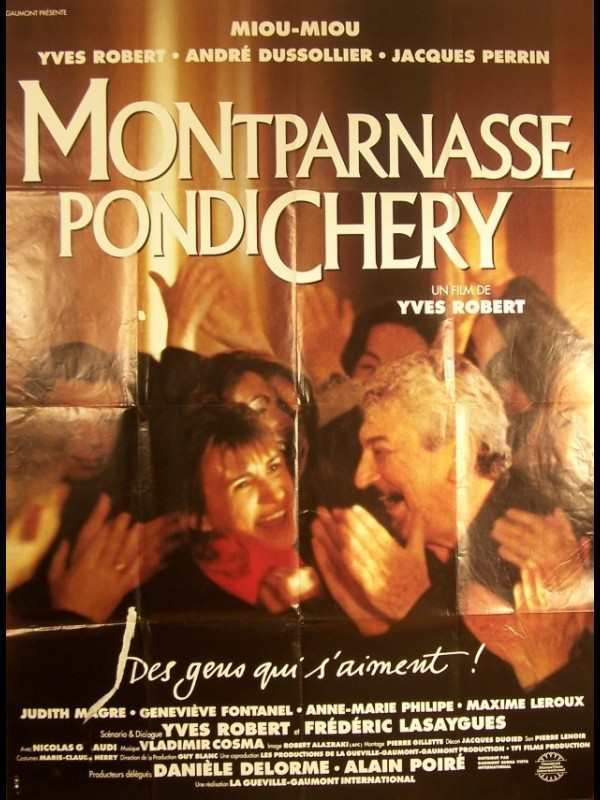 Affiche du film MONTPARNASSE-PONDICHERY