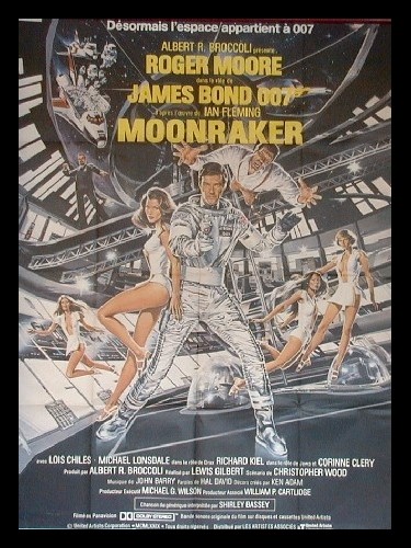 Affiche du film MOONRAKER (JAMES BOND)