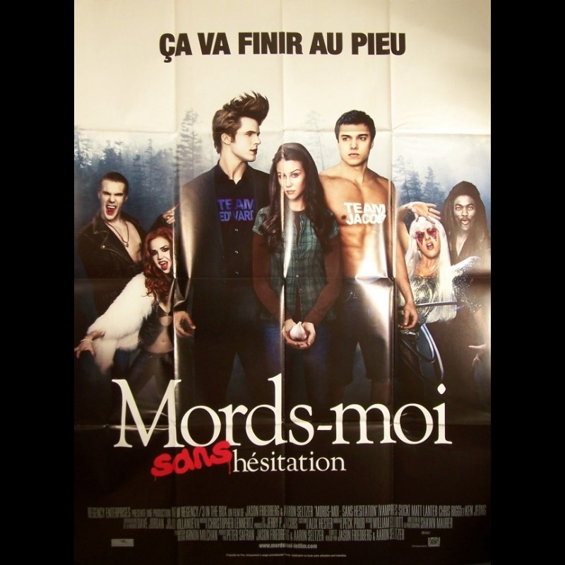Mort Moi Sans Hésitation Affiche du film MORDS MOI SANS HESITATION - VAMPIRES SUCK - CINEMAFFICHE