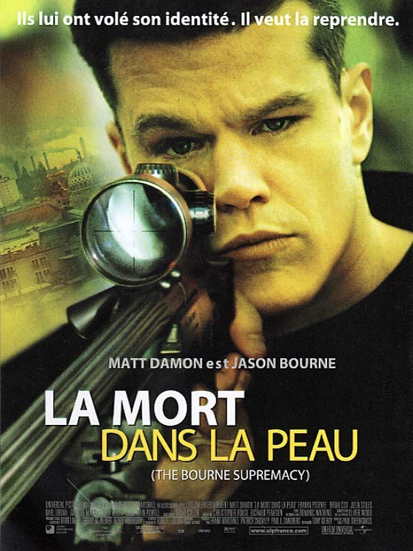 Affiche du film MORT DANS LA PEAU (LA) - THE BOURNE SUPREMACY